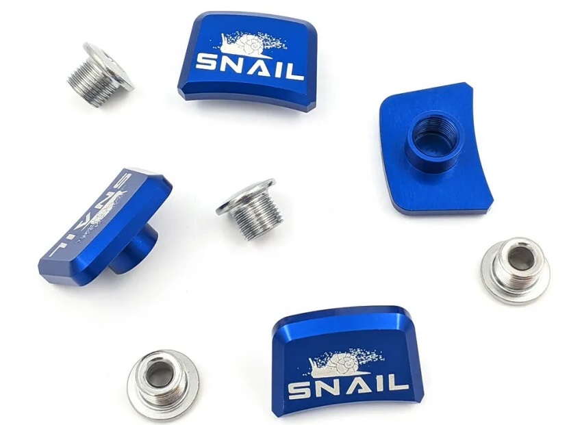 Бонки-заглушки шатунов SNAIL (комплект 4 шт) синие