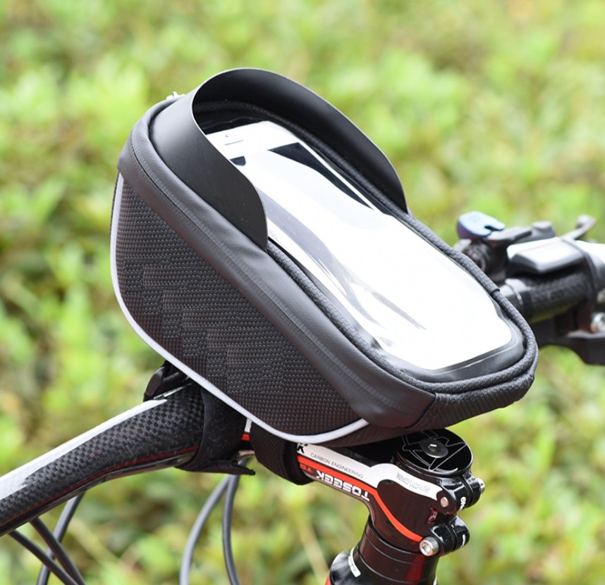 Велосумка на руль ROSWHEEL с защитным чехлом от грязи и воды