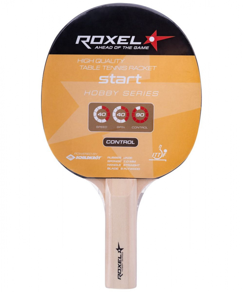 Ракетка для настольного тенниса ROXEL Hobby Start прямая