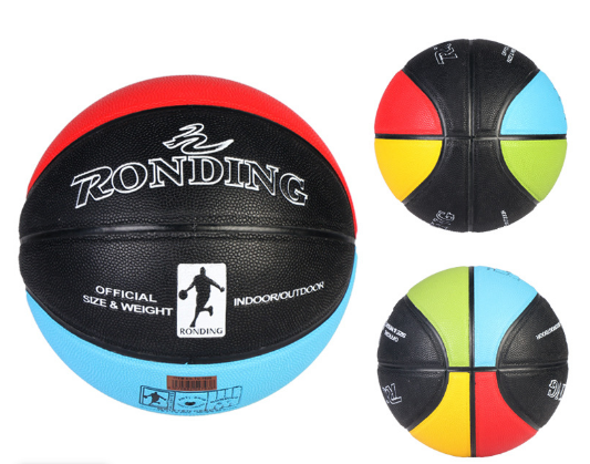 Мяч баскетбольный RONDING №7 цветной