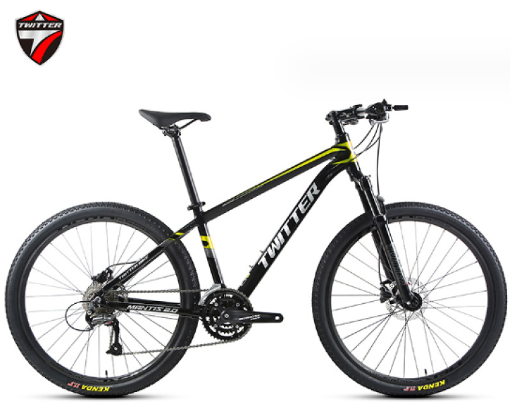 Велосипед горный Twitter 2022 MTB MANTIS 2.0 29 черно-желтый