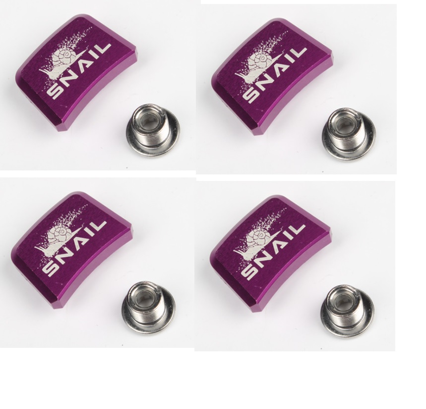 Бонки-заглушки шатунов SNAIL (комплект 4 шт) фиолетовые
