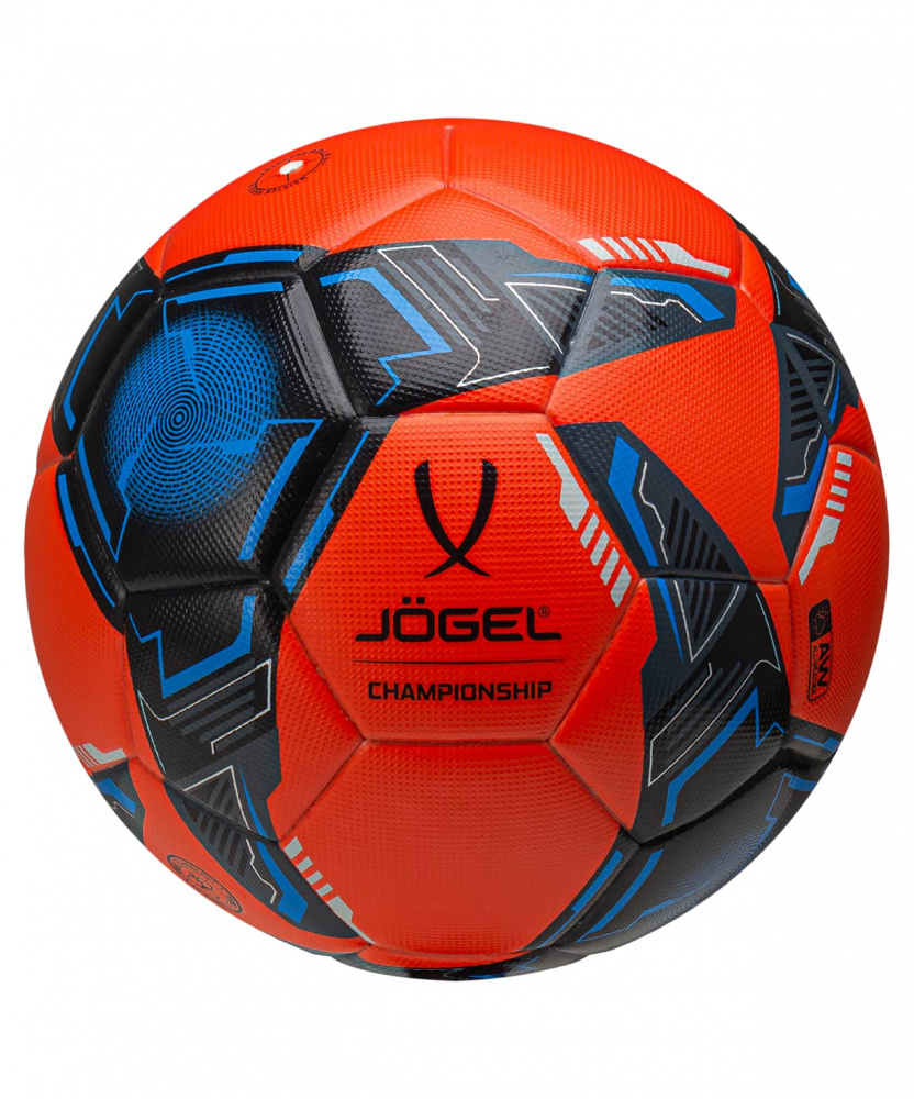 Мяч футбольный Jögel Championship №5, оранжевый