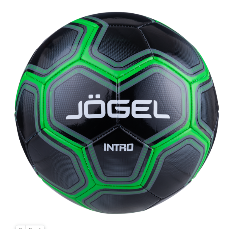 Мяч футбольный Jögel Intro №5 черный