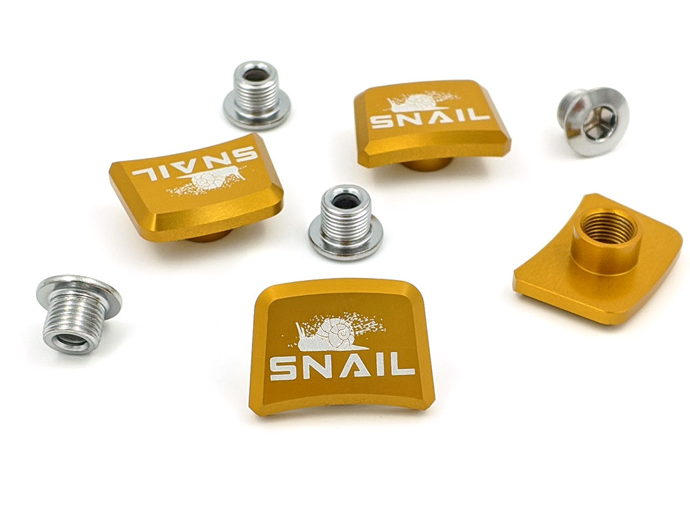 Бонки-заглушки шатунов SNAIL (комплект 4 шт) золотистые