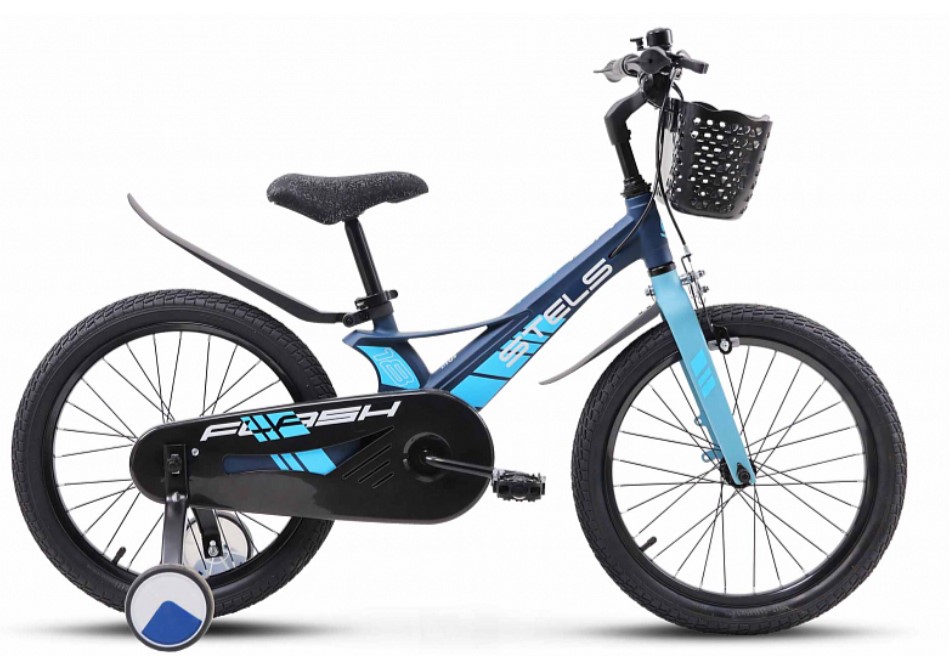 Велосипед Stels 18 Flash KR Z010 Темно-синий/Зеленый