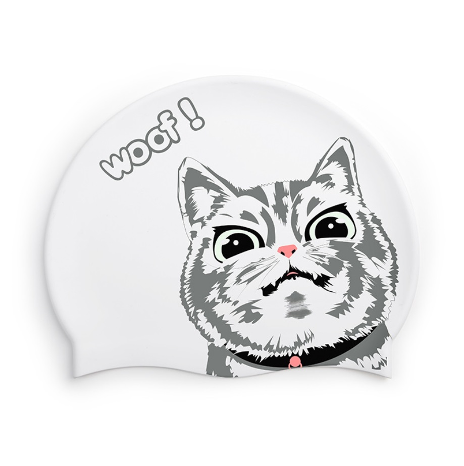 Шапочка для плавания (силиконовая) COPOZZ YM-30201 кошка