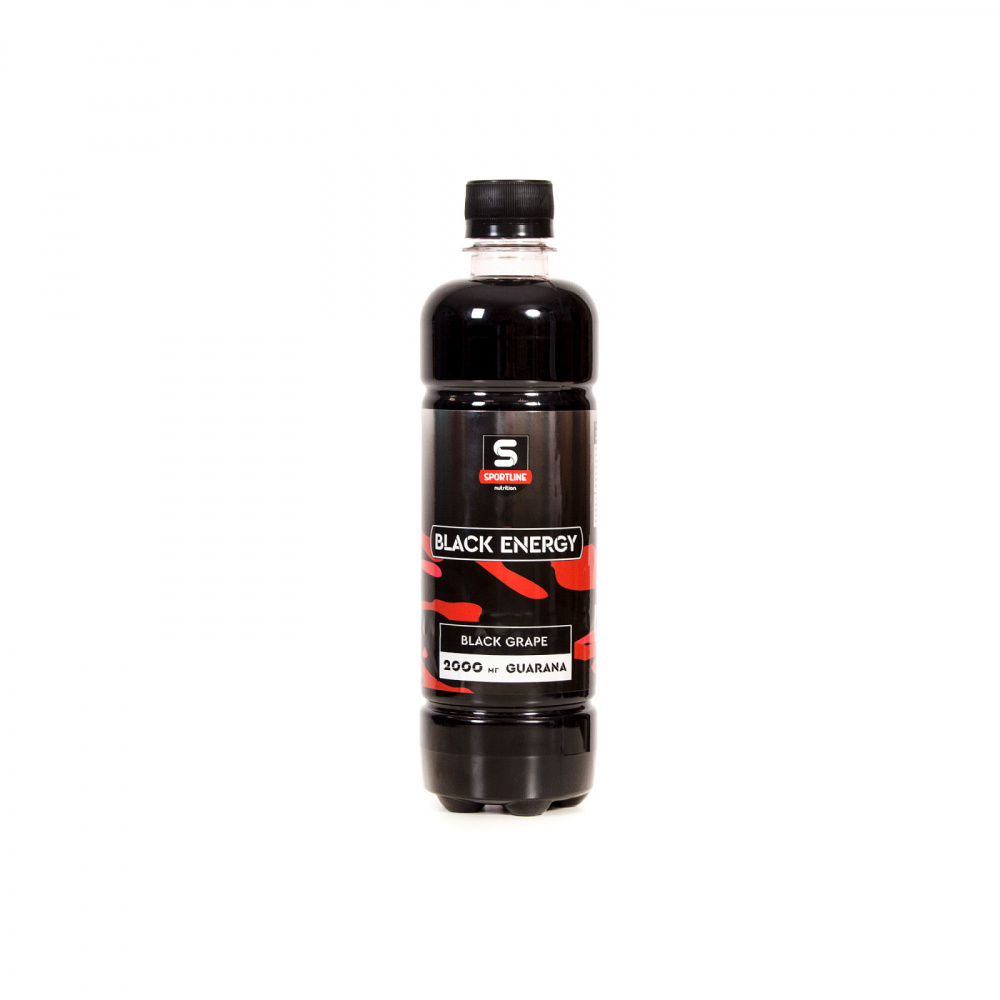 Напиток Sportline Black Energy 2000mg (500 мл) (Черный виноград)