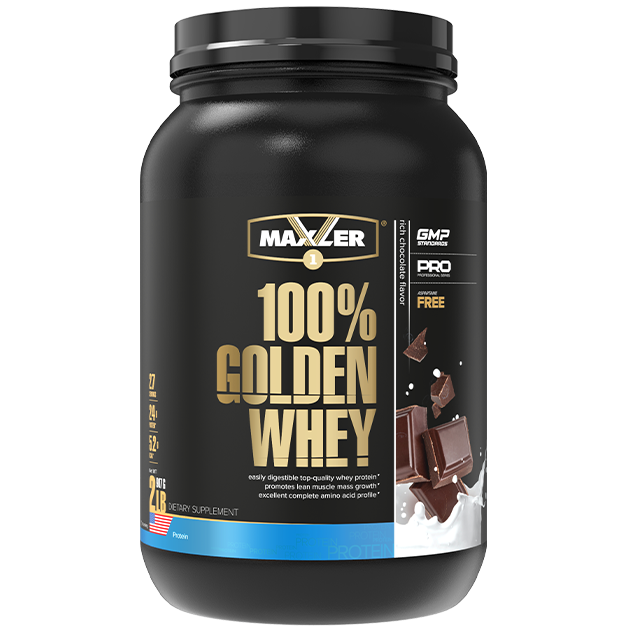 Maxler 100% Golden Whey (0.9 кг) (Шоколад)