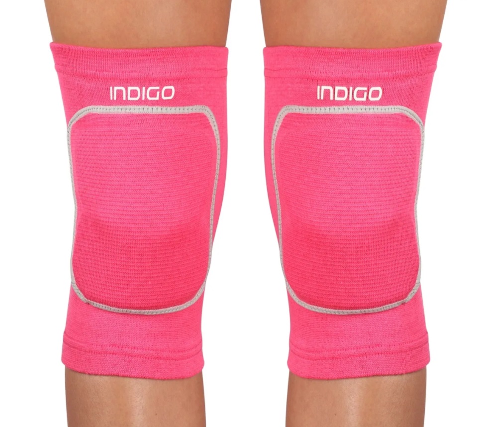 Наколенники для гимнастики и танцев INDIGO IN-211 Розовый