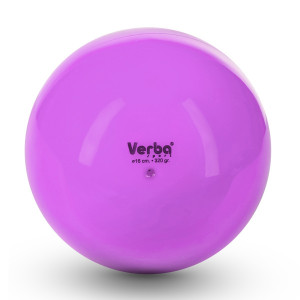 Мяч Verba Sport однотонный лиловый 16см.