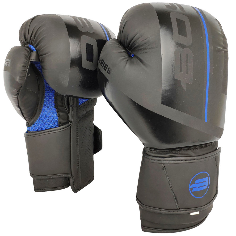 Перчатки боксерские BoyBo B-Series, синие (10 OZ)