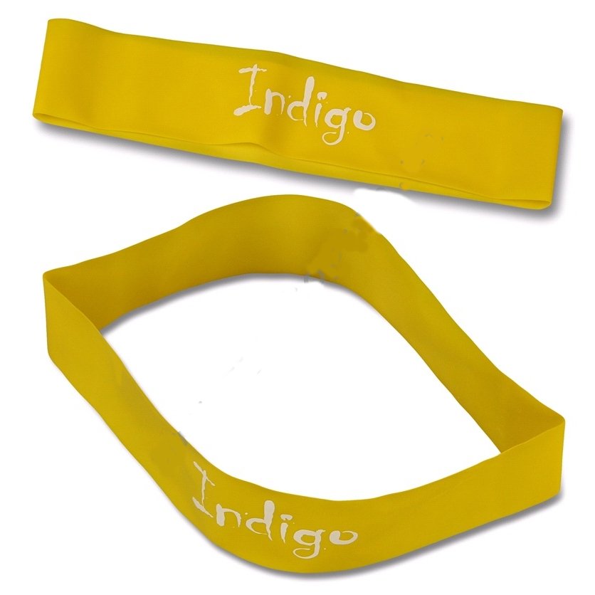 Лента для растяжки стопы INDIGO MEDIUM желтый
