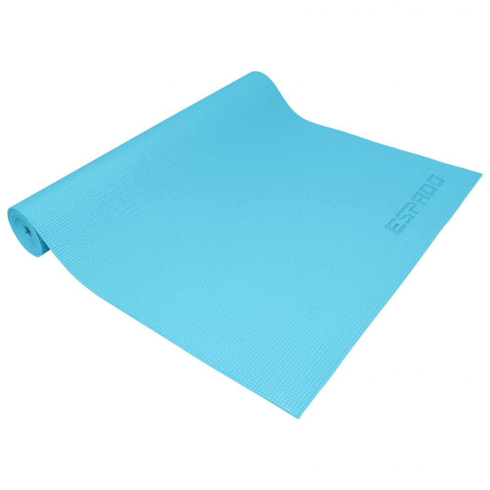Коврик для йоги ESPADO PVC 173*61*0.5 см, голубой