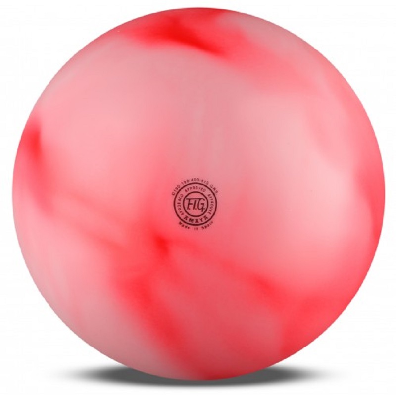 Мяч AMAYA MARMOL 20см Мраморный красный