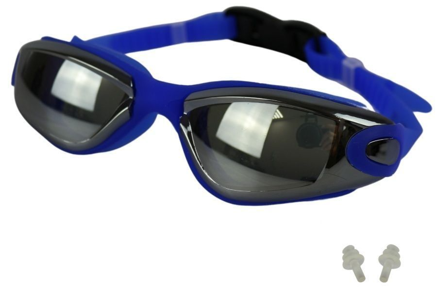 Очки для плавания Elous YМС-3100 сине-чёрный