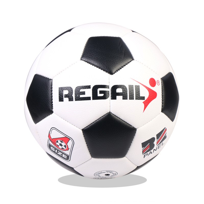 Мяч футбольный REGAIL №4 4001 черный