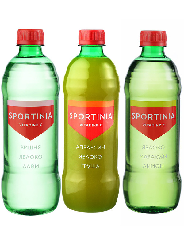 Sportinia Vitamin C (500 мл.) (Яблоко-Маракуйя-Лимон)
