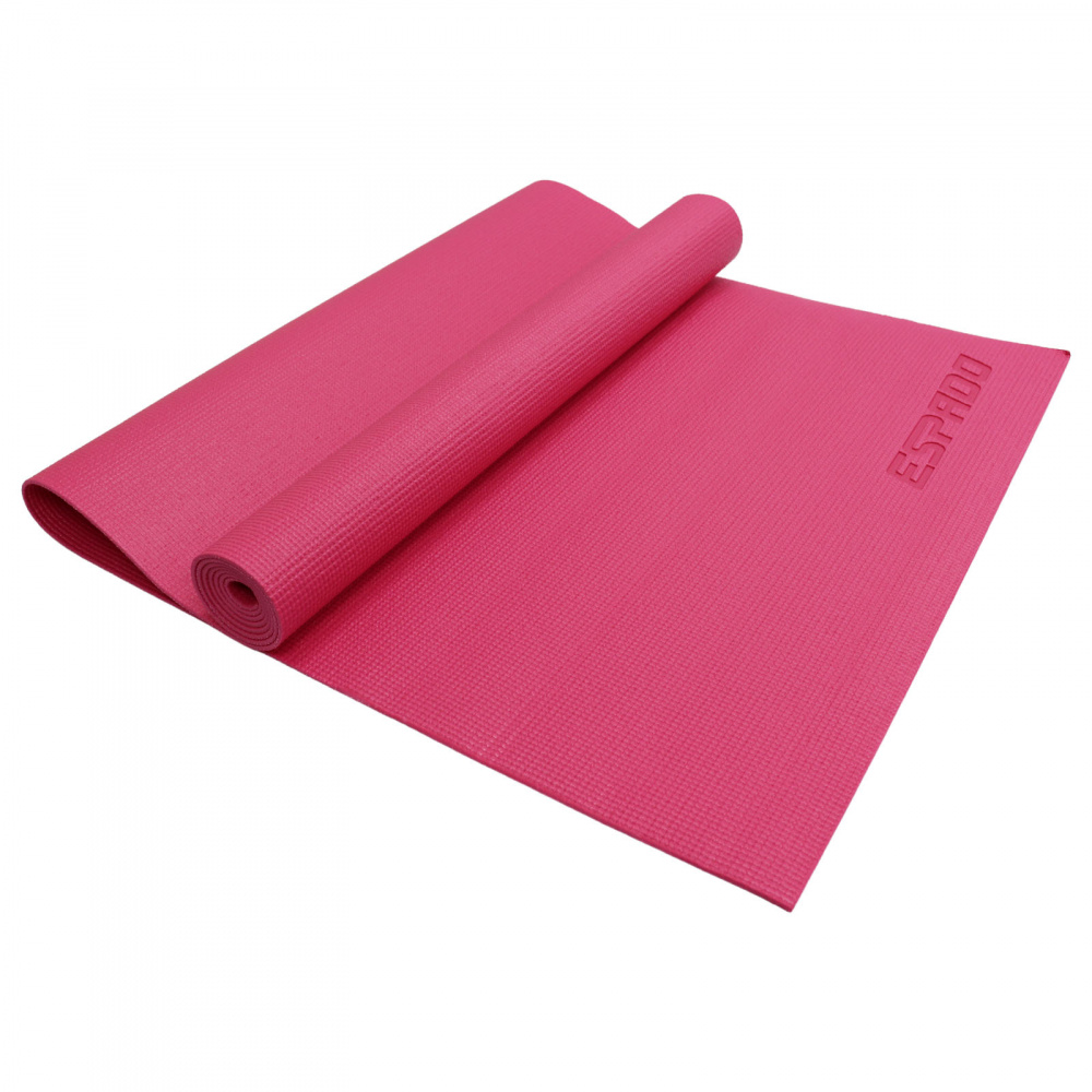 Коврик для йоги ESPADO PVC 173*61*0.5 см, розовый