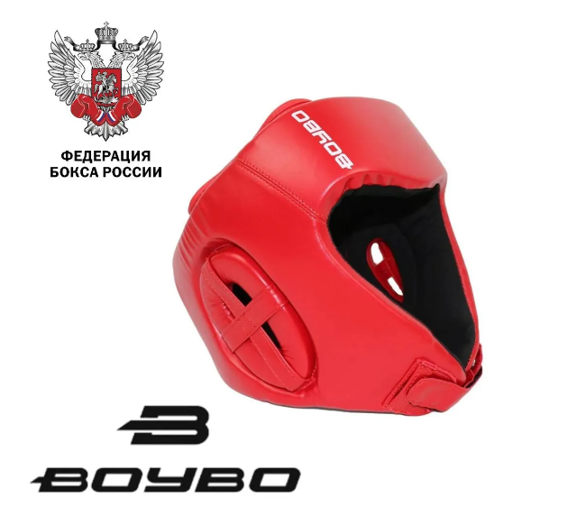 Шлем BoyBo TITAN,IB-24 (одобрены ФБР), красный