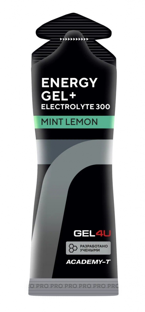 GEL4U Energy Gel + Electrolyte gel (60 мл.) Лимон мята