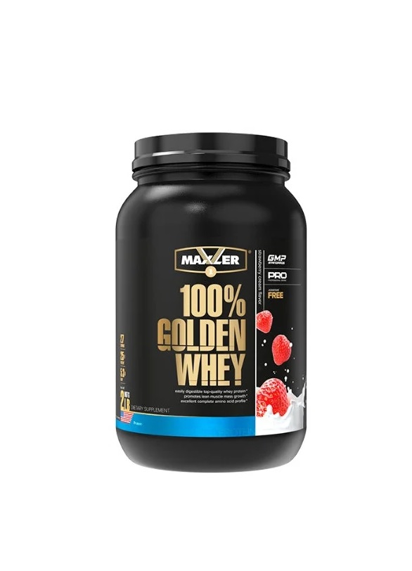 Maxler 100% Golden Whey (0.9 кг) (Клубника)