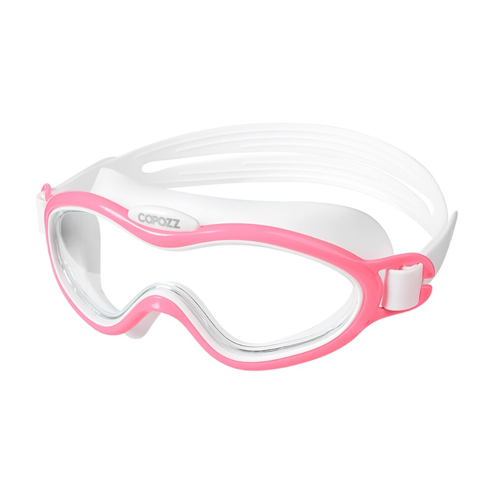 Очки-полумаска для плавания детские COPOZZ YJ-39103 розовые