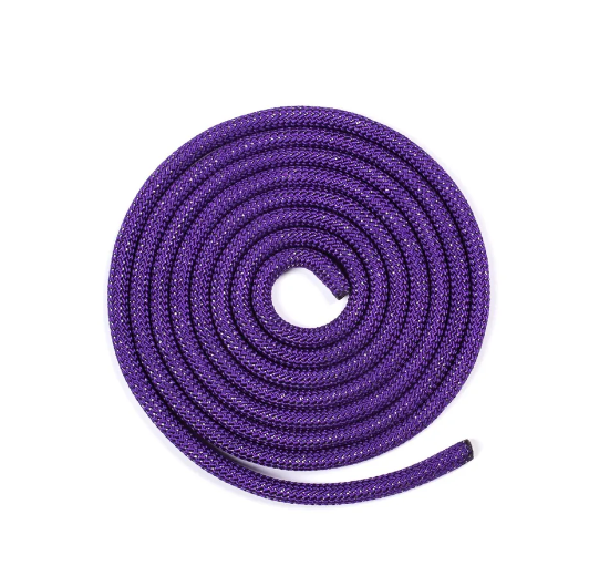 Скакалка Verba Sport LINE 3,0 м фиолетовый с люрексом