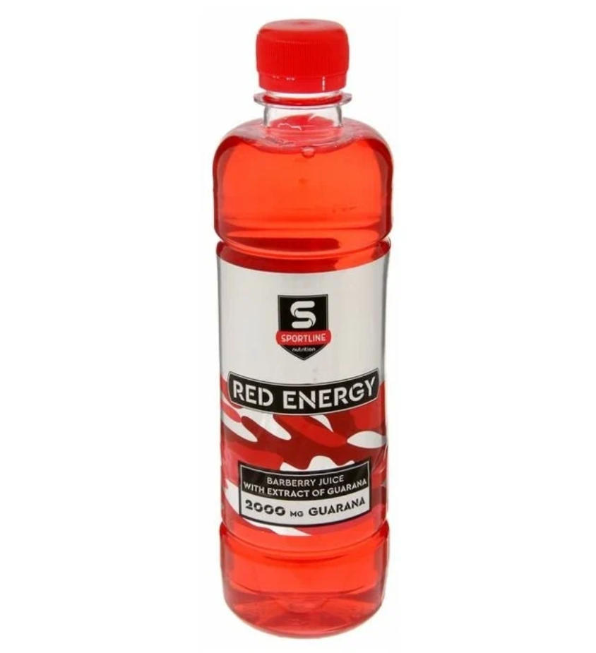 Напиток Sportline Red Energy 2000mg (500 мл) (Красный апельсин)
