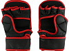 Перчатки ММА BoyBo Wings черно-красные-1