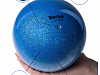 Мяч Verba Sport с блестками синий 15см.-0