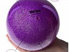 Мяч Verba Sport с блестками фиолетовый 15см.-0
