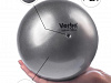 Мяч Verba Sport металлик серебро 16см.