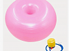 Мяч для фитнеса фитбол пончик, 60 см розовый