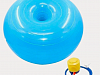 Мяч для фитнеса фитбол пончик, 60 см голубой
