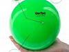 Мяч Verba Sport однотонный зеленый 15см.-0