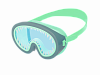 Очки-маска для плавания 25DEGREES Croco Green, детский-1