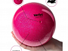 Мяч Verba Sport с блестками розовый 15см.-0